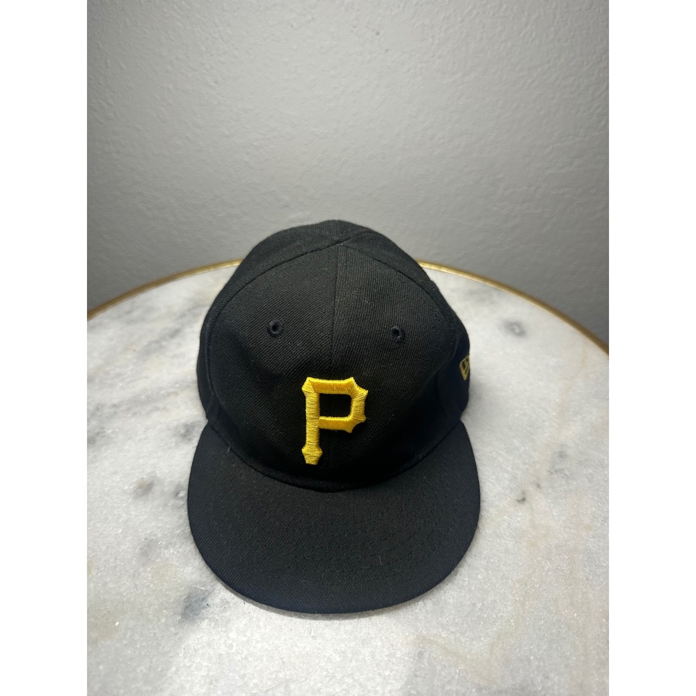 New Era Pittsburgh Pirates 59FIFTY Fitted Hat Infant Size 6 Black Gold MLB Cap